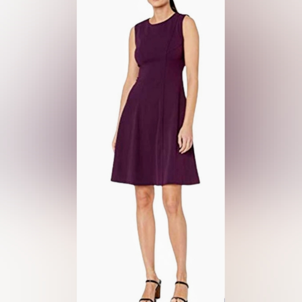 Elegant Purple Sleeveless Dress Tommy Hilfiger Size 10